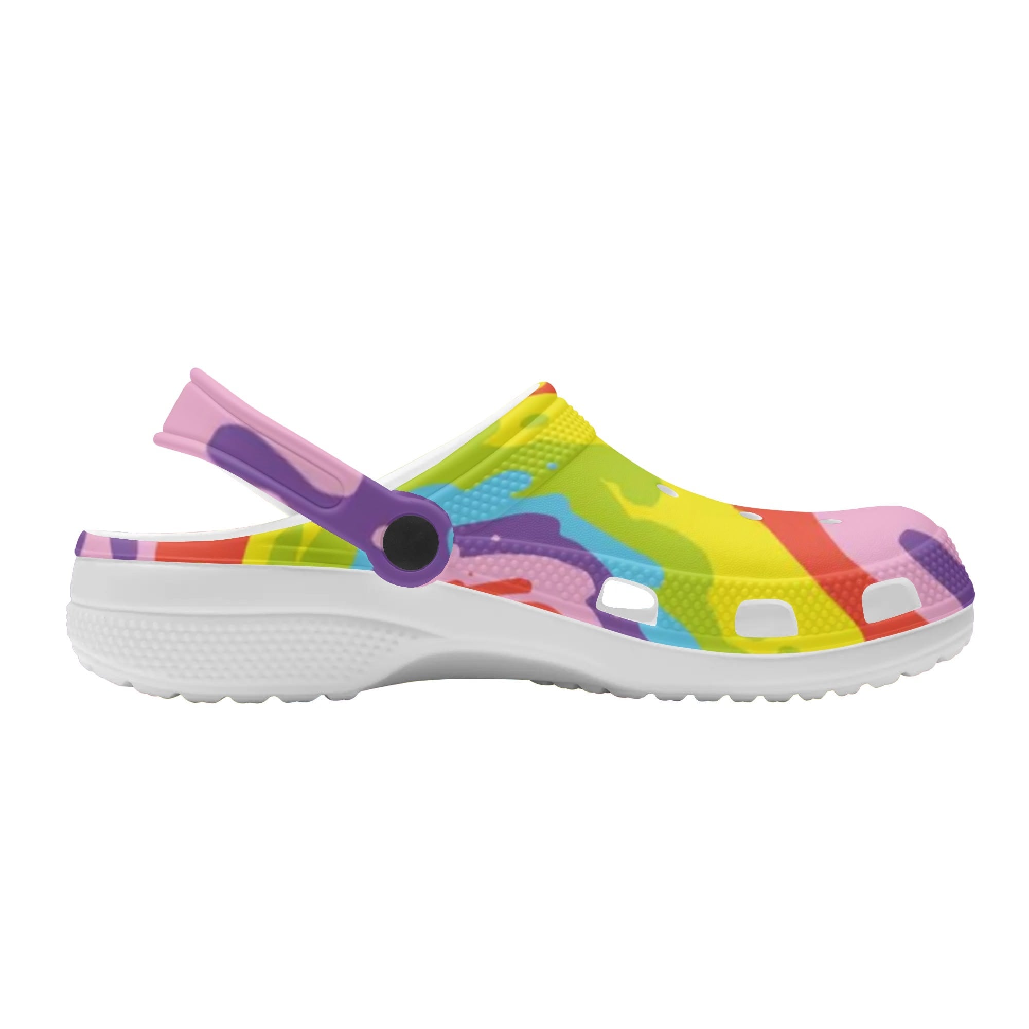 Randvoll-Style für deinen Urlaub: Stylische Crocs-Sandalen im Set mit Festivalbeutel. Ideal für Festivals, den Strand und deinen Malleurlaub!