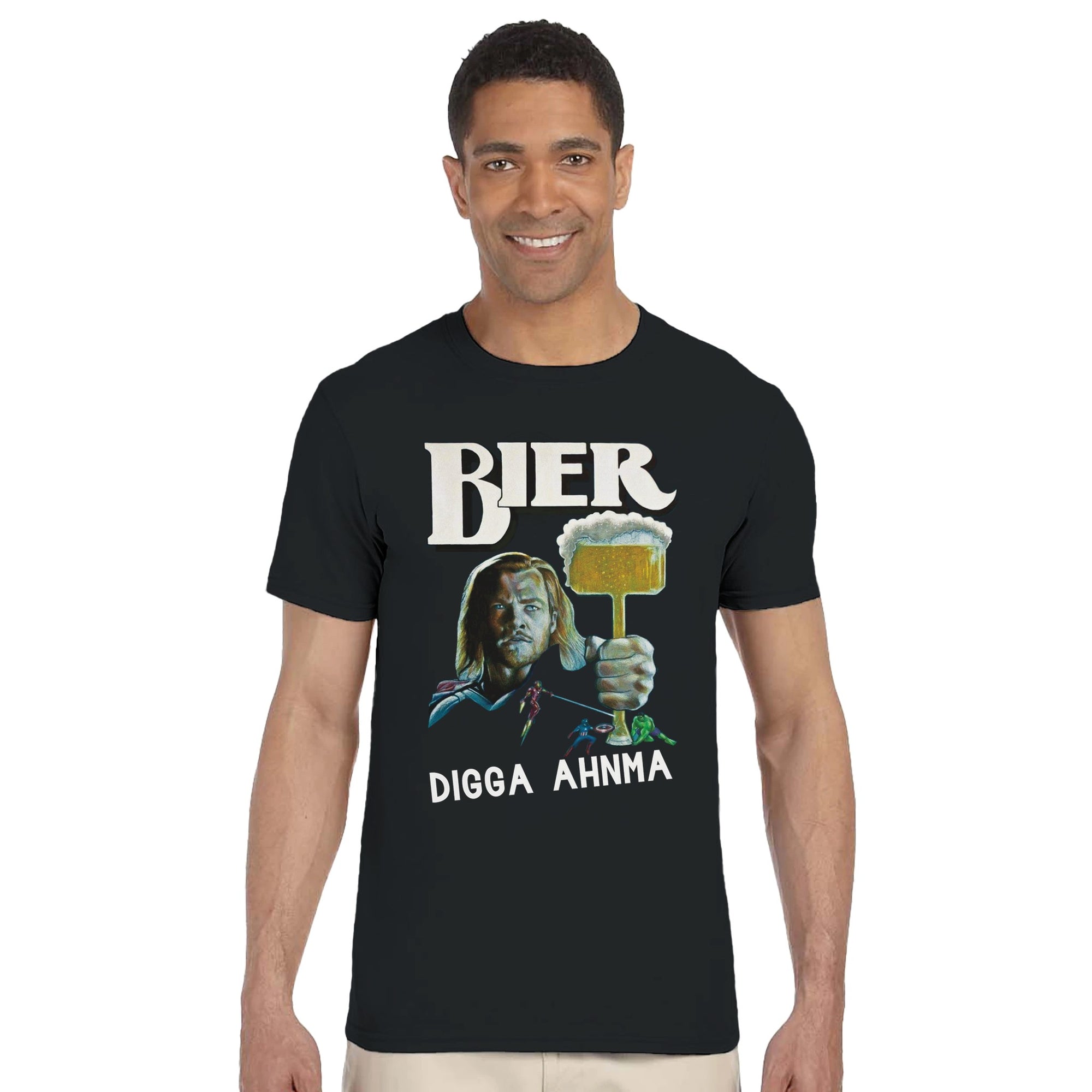 Ein stylisches Shirt, das mit seinem besonderen Flair überzeugt – perfekt, um auf jeder Party, Feier oder auf Malle zum König der Biere zu werden.